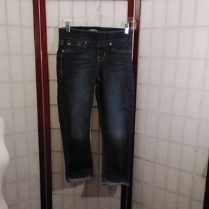 LEVI STRAUSS DENIM CAPRIS W/ CUFFS